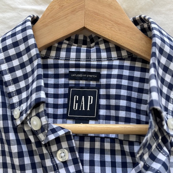 Small Gap gingham poplin shirt - Picture 3 of 5
